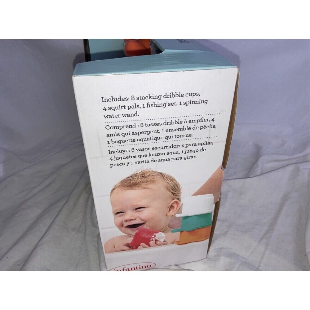 Brand New Seaked Rare Infantino splish & splash bath playset - Picture 4 of 12